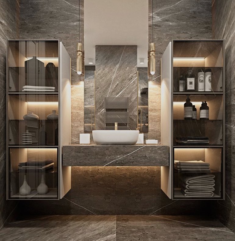 Bathroom lighting. Pic by cp_lighting