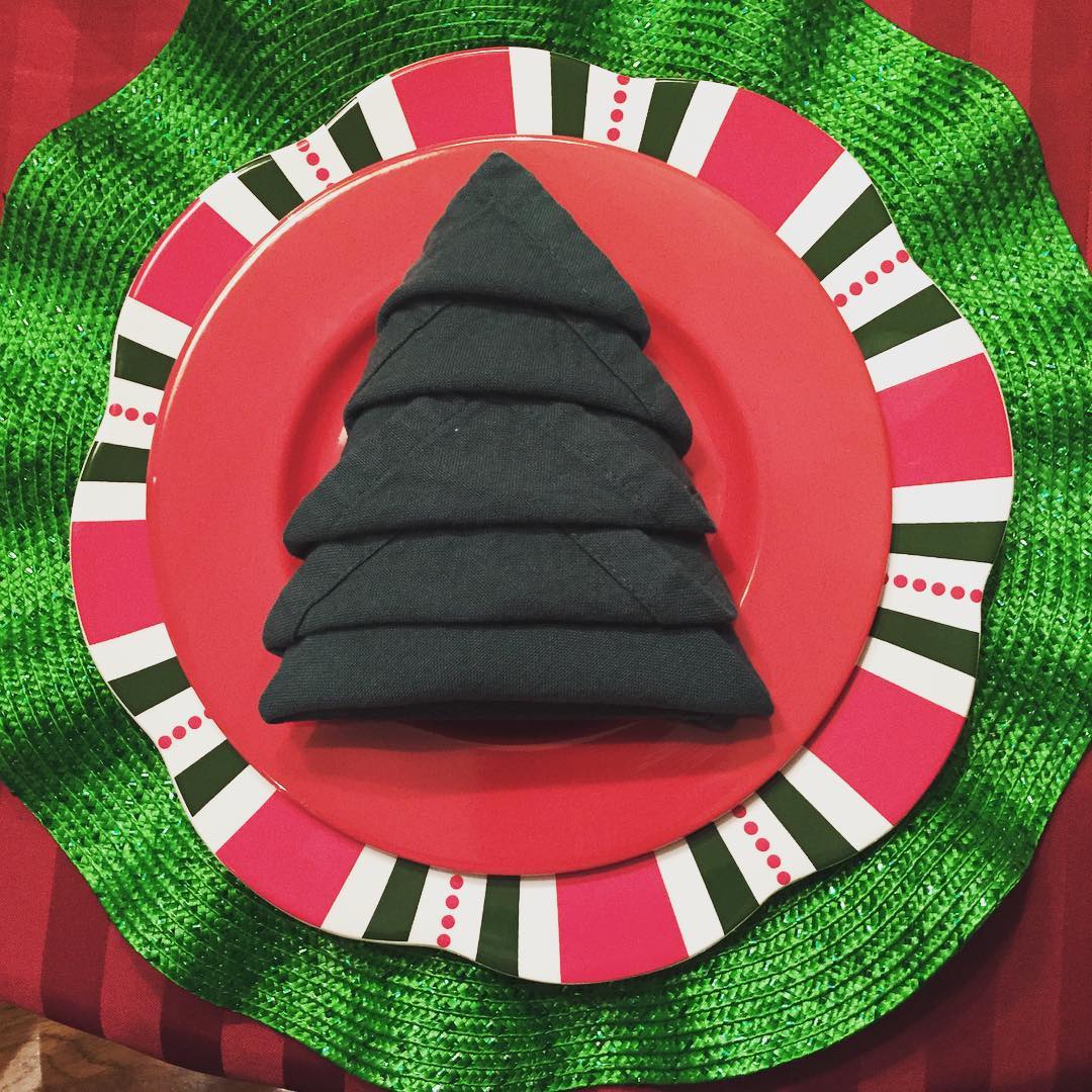 Christmas Tree Napkin