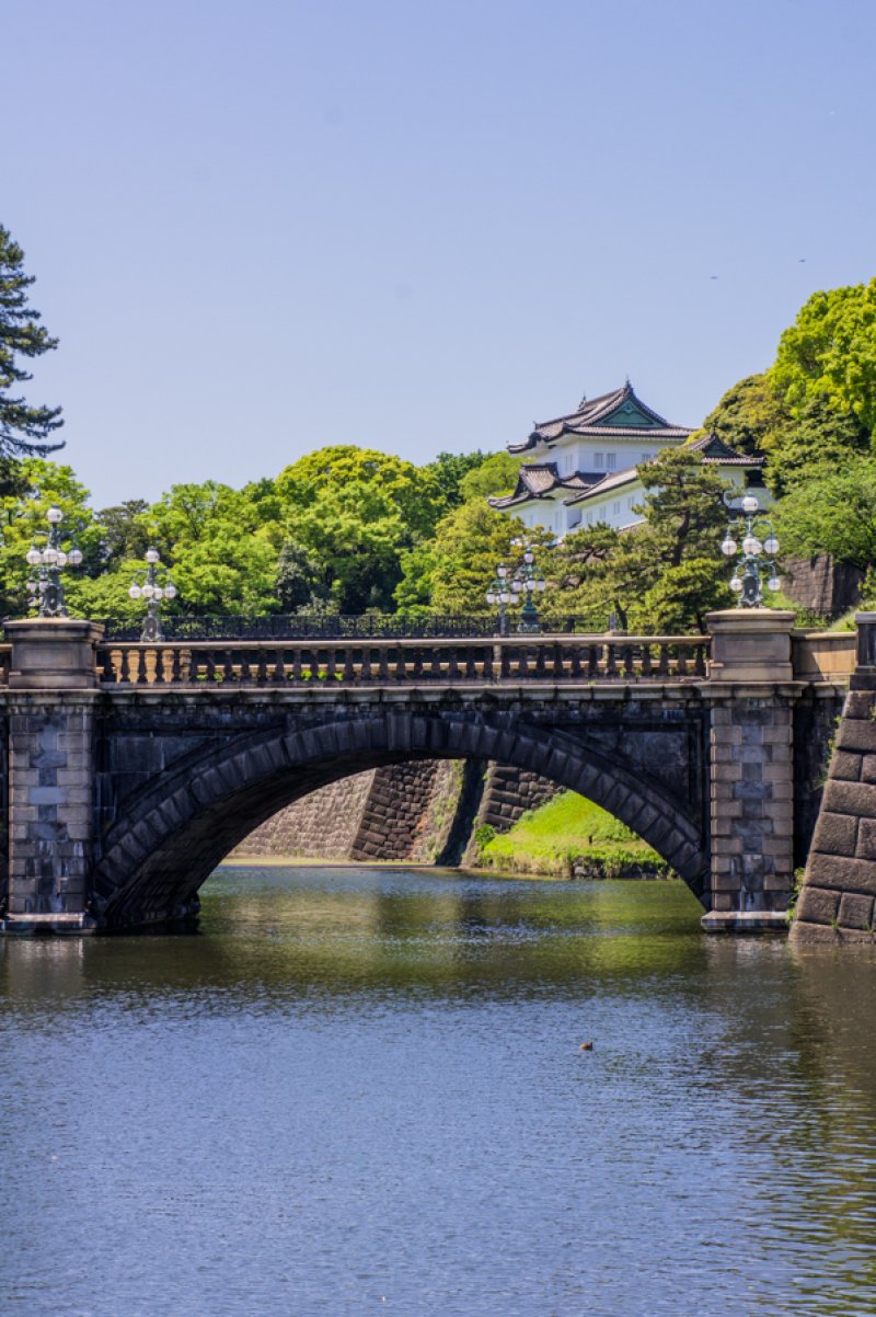 Japan emperors palace Tokyo.