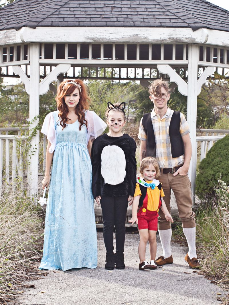 A Pinocchio Family Theme Dress.