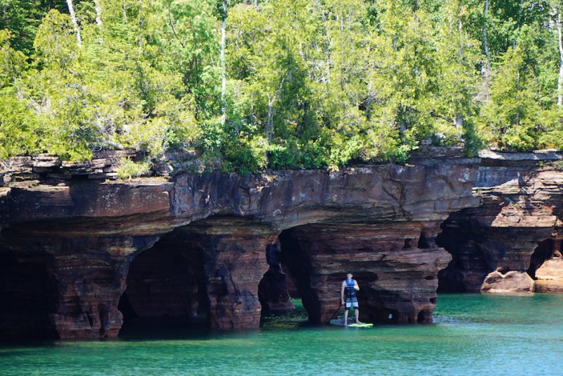 Apostle Islands in Wisconsin, USA.