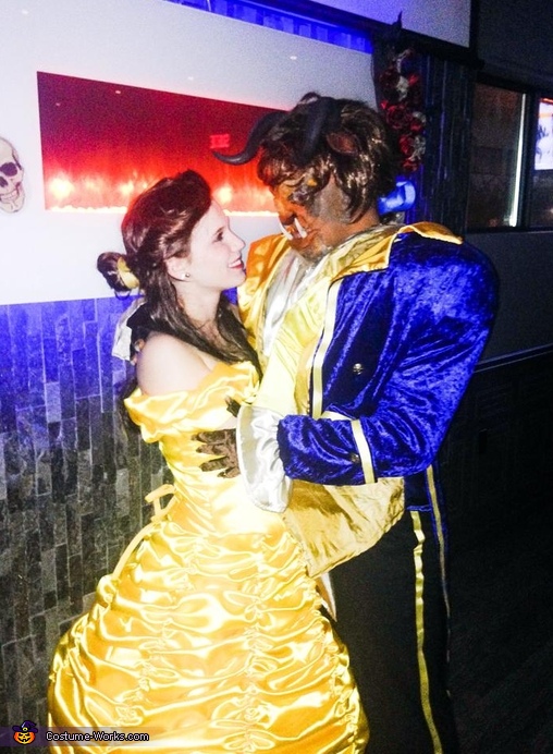 Beauty and the Beast Couple Costume.