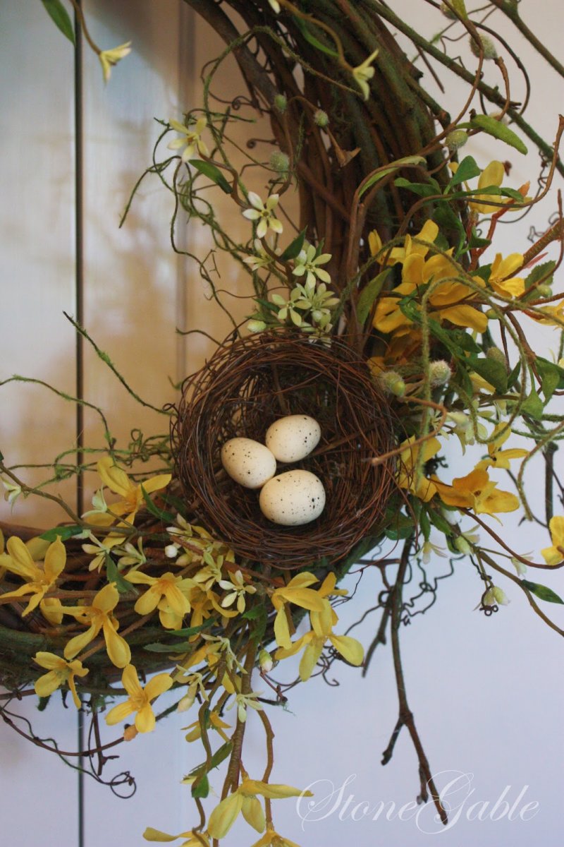 Bird's Nest Wreath.