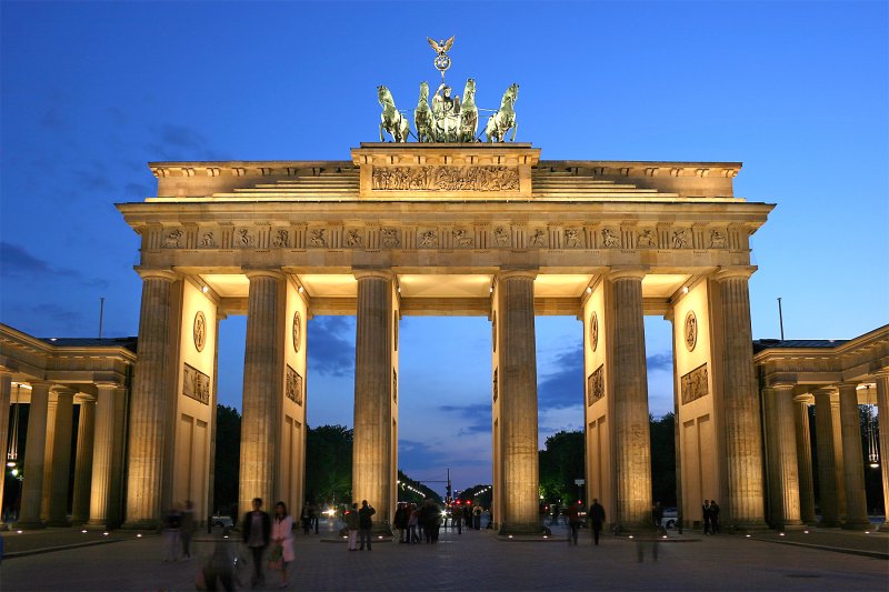 Brandenburg Gate, Berlin, Germany.