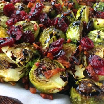 Brussel's Sprouts, Red Pepper and Avocado Salad