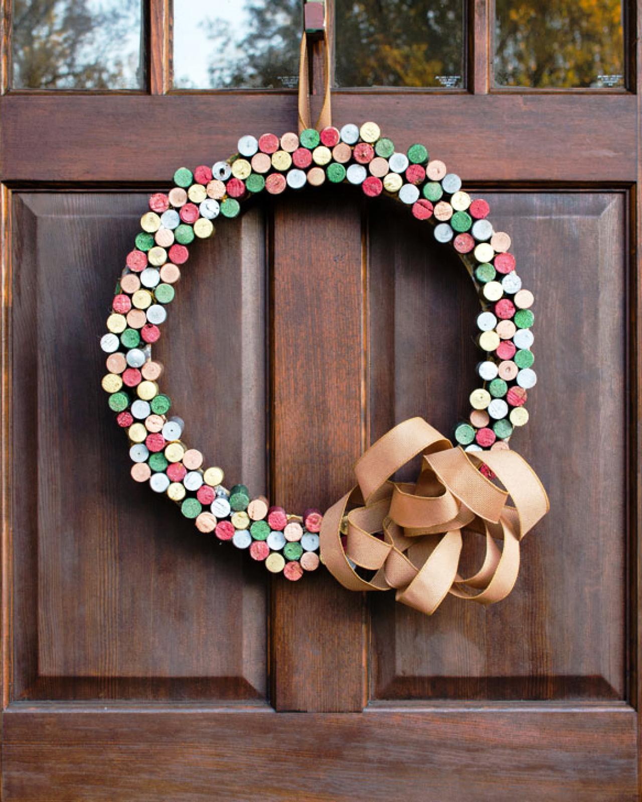 Cork Wreaths.