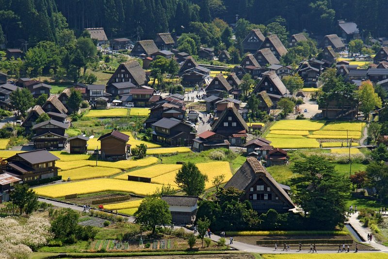 Gassho Zukuri in Shirakawaa-go and Gokayama, Japan.