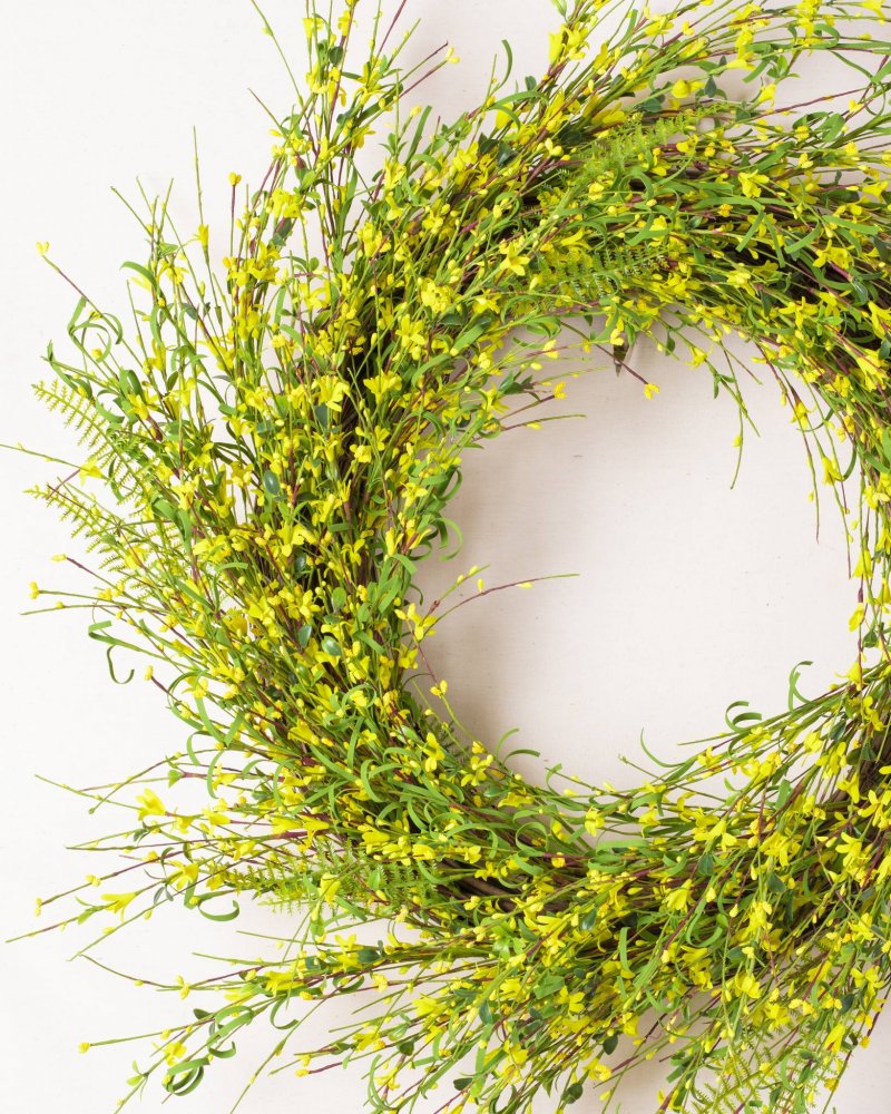 Green and Yellow Wreath.