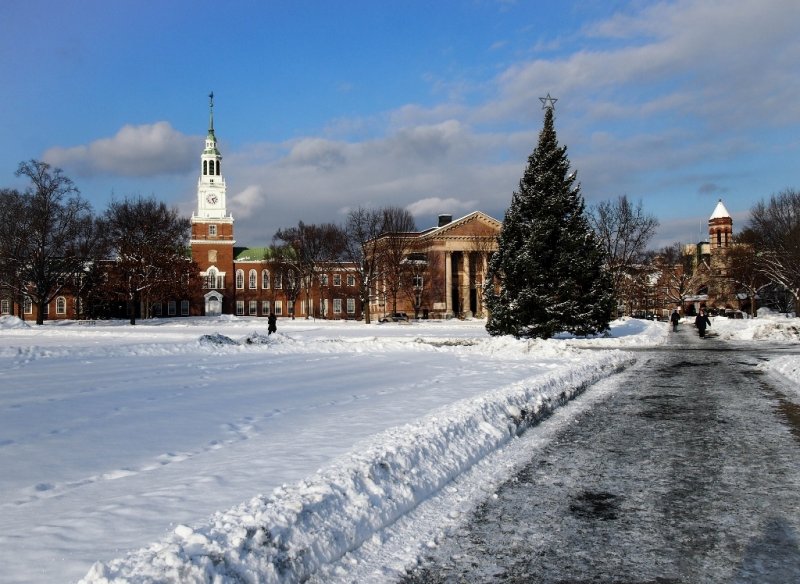 Hanover Green in Winter.