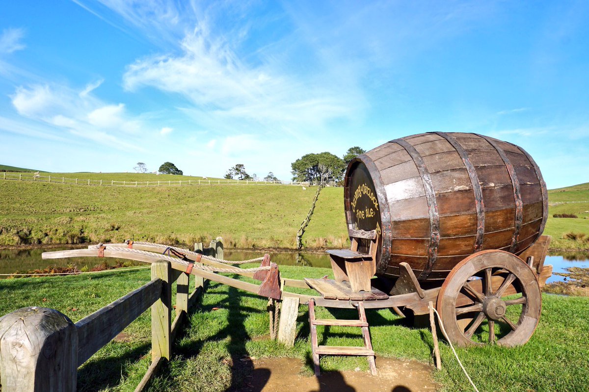 Hobbiton Movie Set.