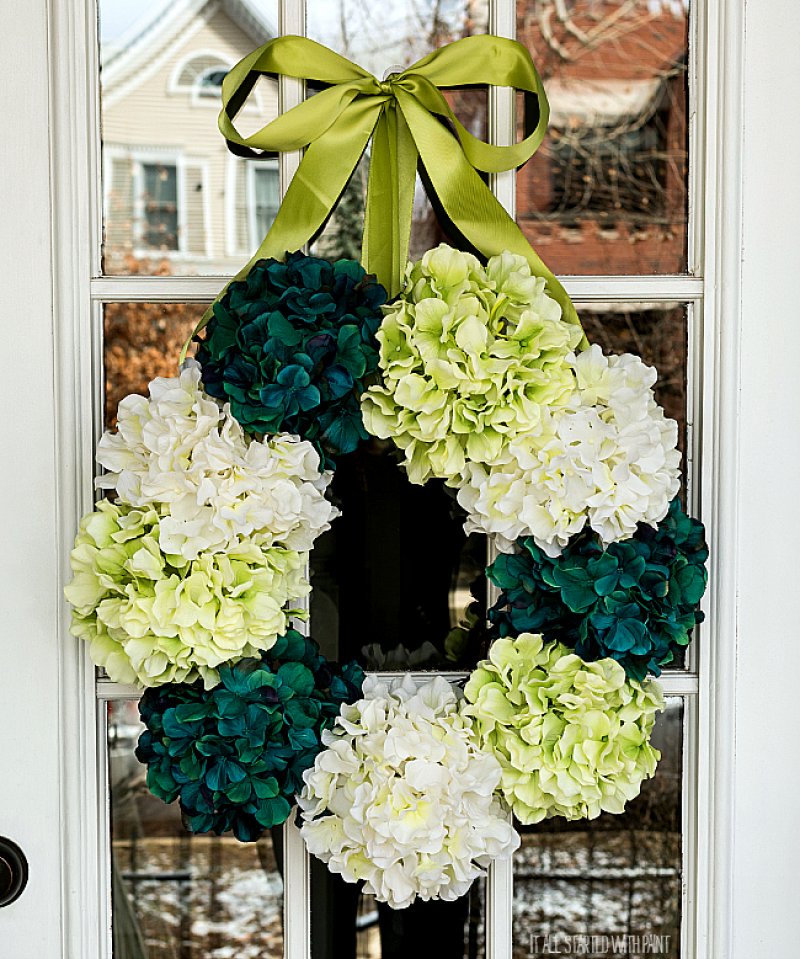 Hydrangea Wreaths.