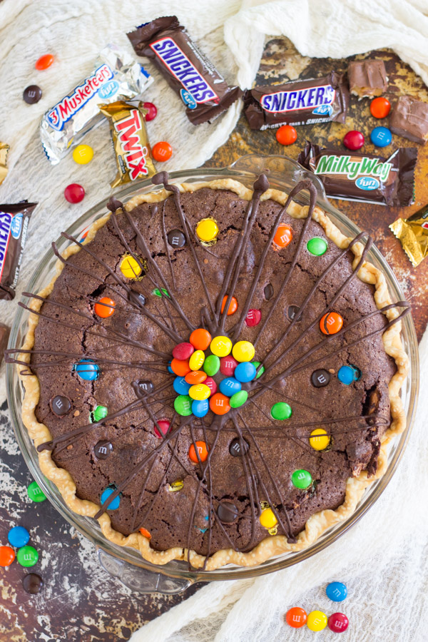 Leftover Halloween Candy Cake