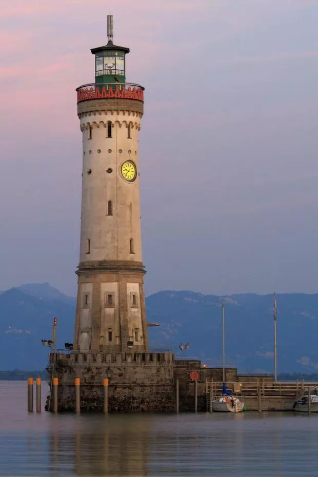 Lindau Lighthouse, Germany. 