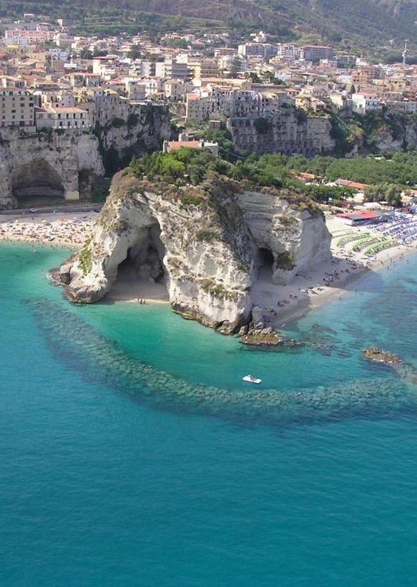 Monastery of Santa Maria dell'Isola in Tropea, Italy.