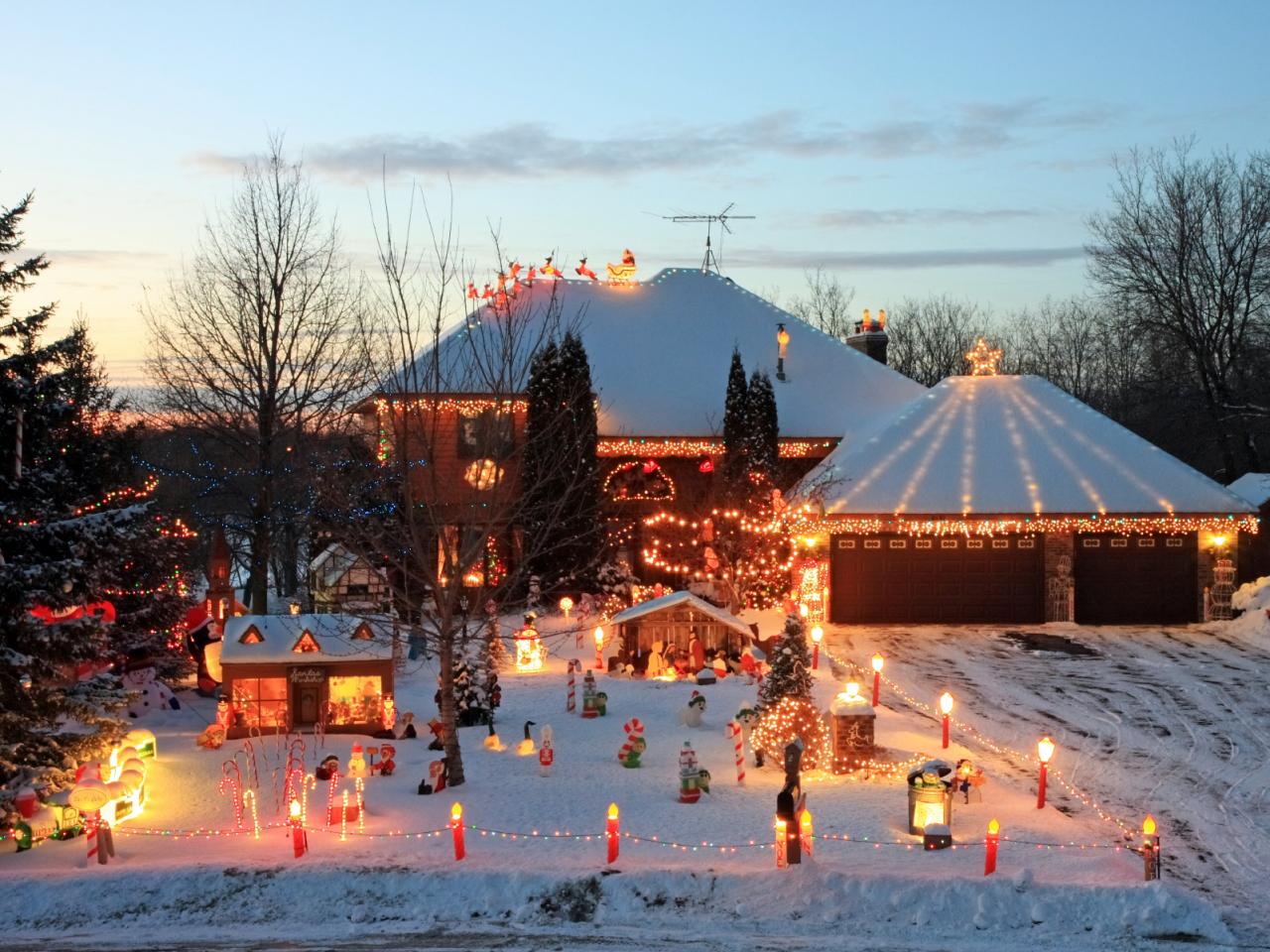 Outdoor Christmas Lighting.