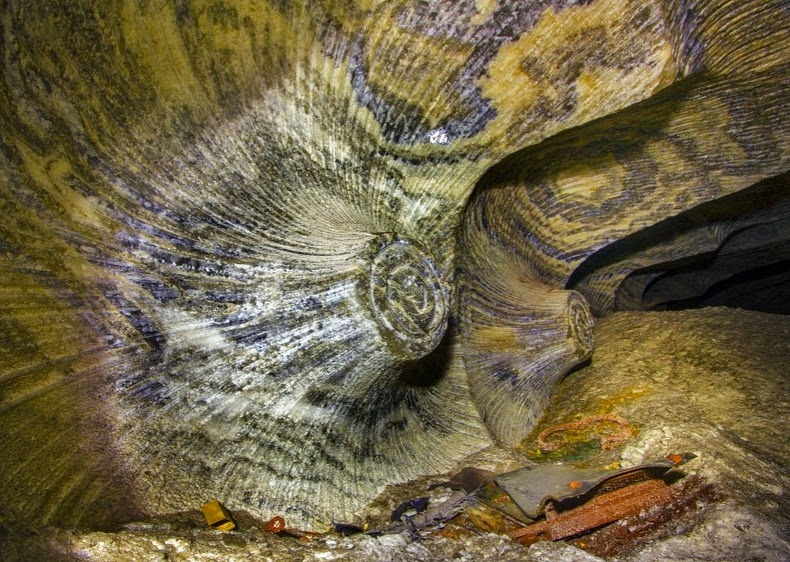 Psychedelic Salt Mines in Yekaterinburg, Russia.