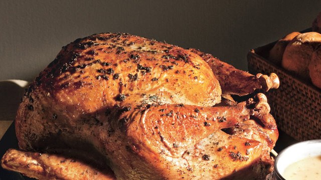 Sage Butter Roasted Turkey.