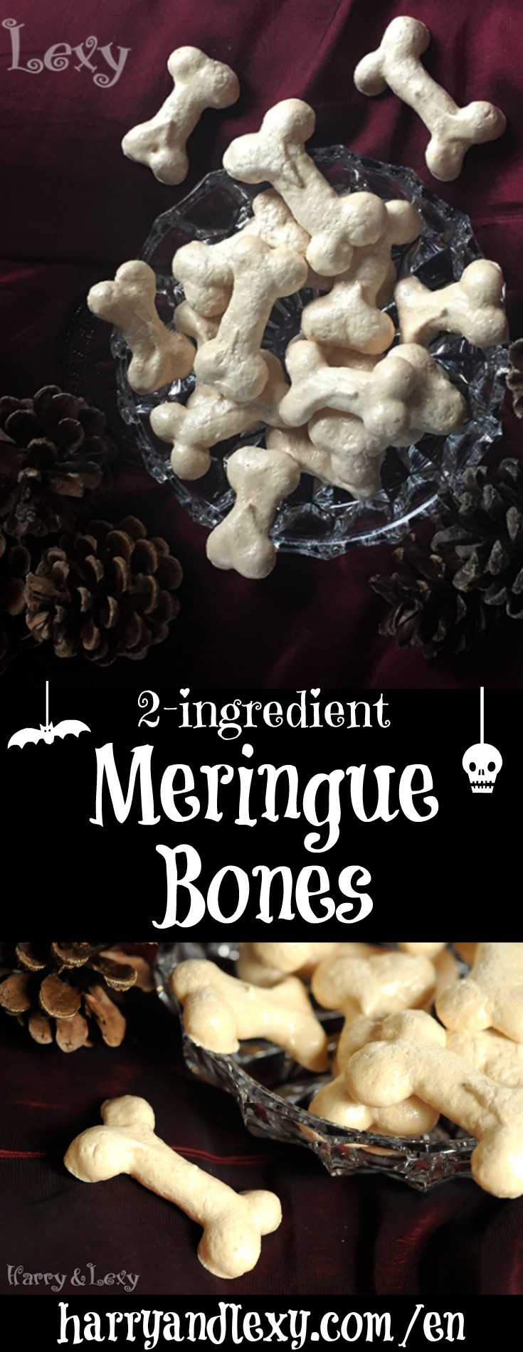 Scary Meringue Bone - Scary Snacks Recipes