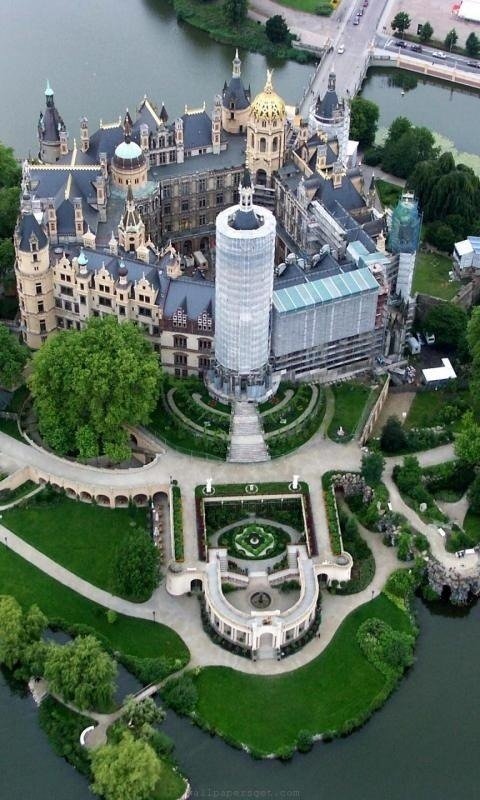 Schwerin Castle, Mecklenburg, Vorpommern, Germany.