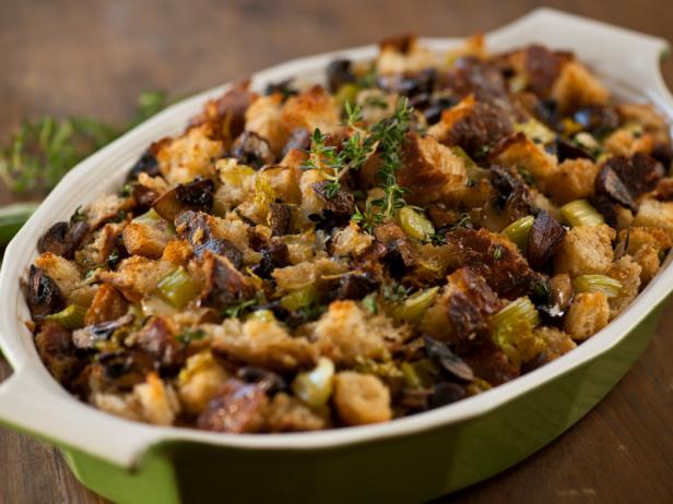 Sourdough and Mushroom Stuffing