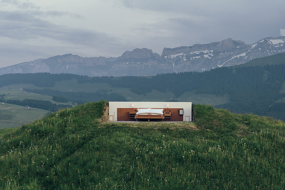 Stay in an open-air hotel