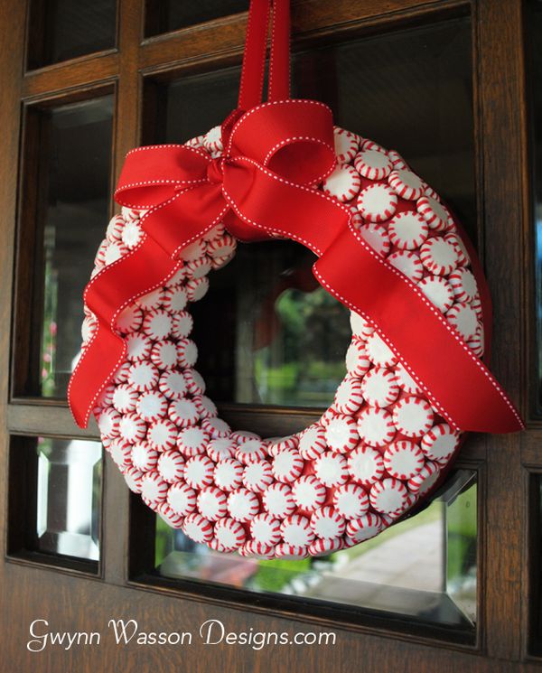 Styrofoam wreaths.