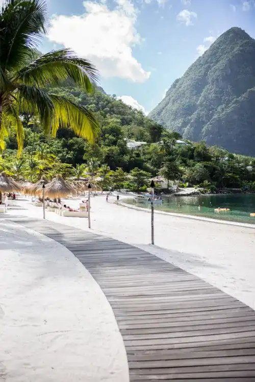 Sugar Beach St. Lucia.