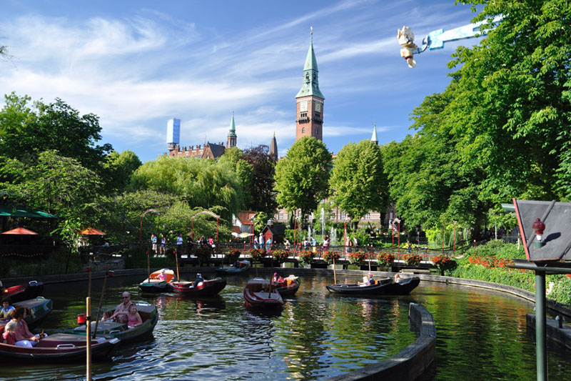 Tivoli Gardens, Copenhagen, Denmark