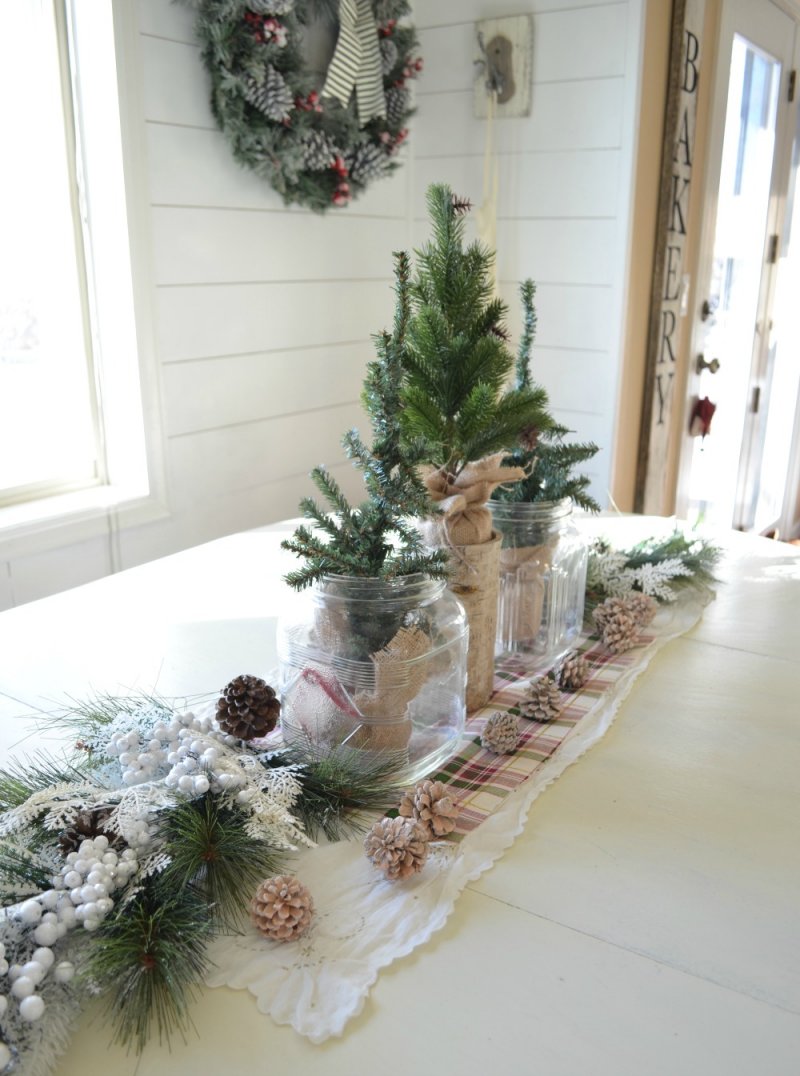 Vintage Christmas Centerpiece.