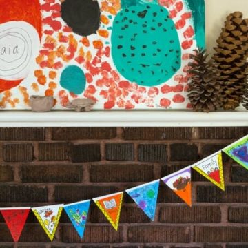DIY Thankful Bunting – A Family Thanksgiving Art Activity by Artful Parent