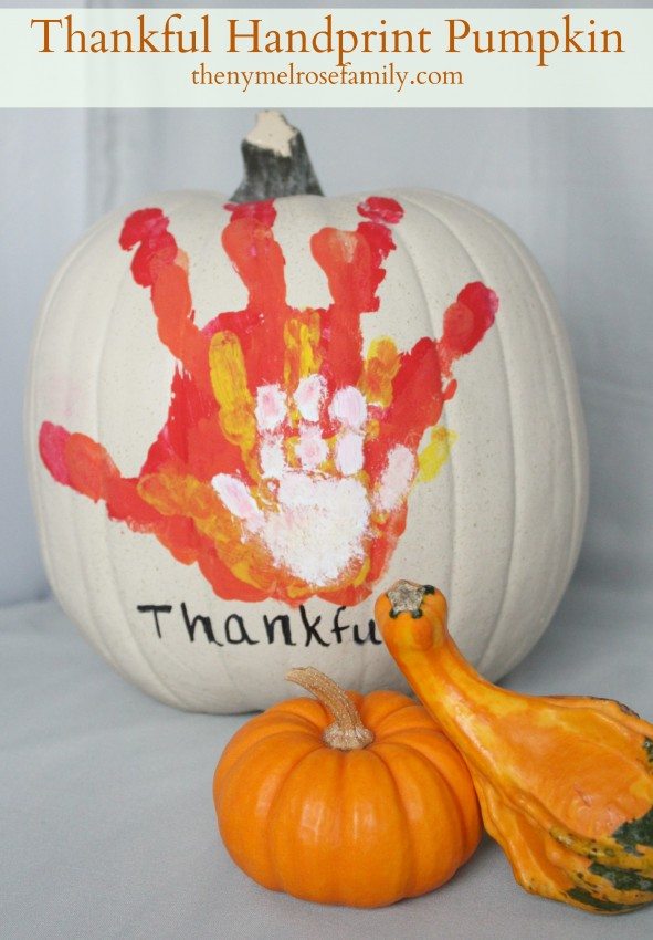 Pumpkin Handprint.