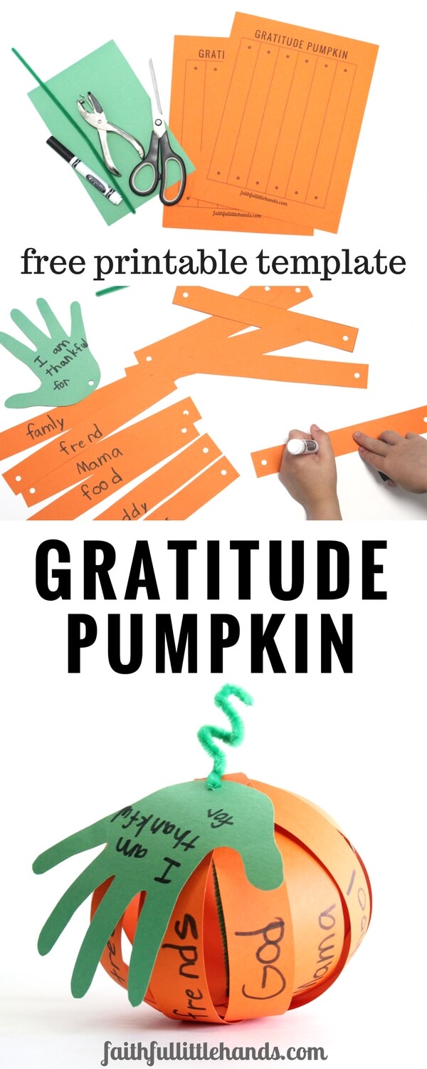 Thanksgiving Gratitude Pumpkin.