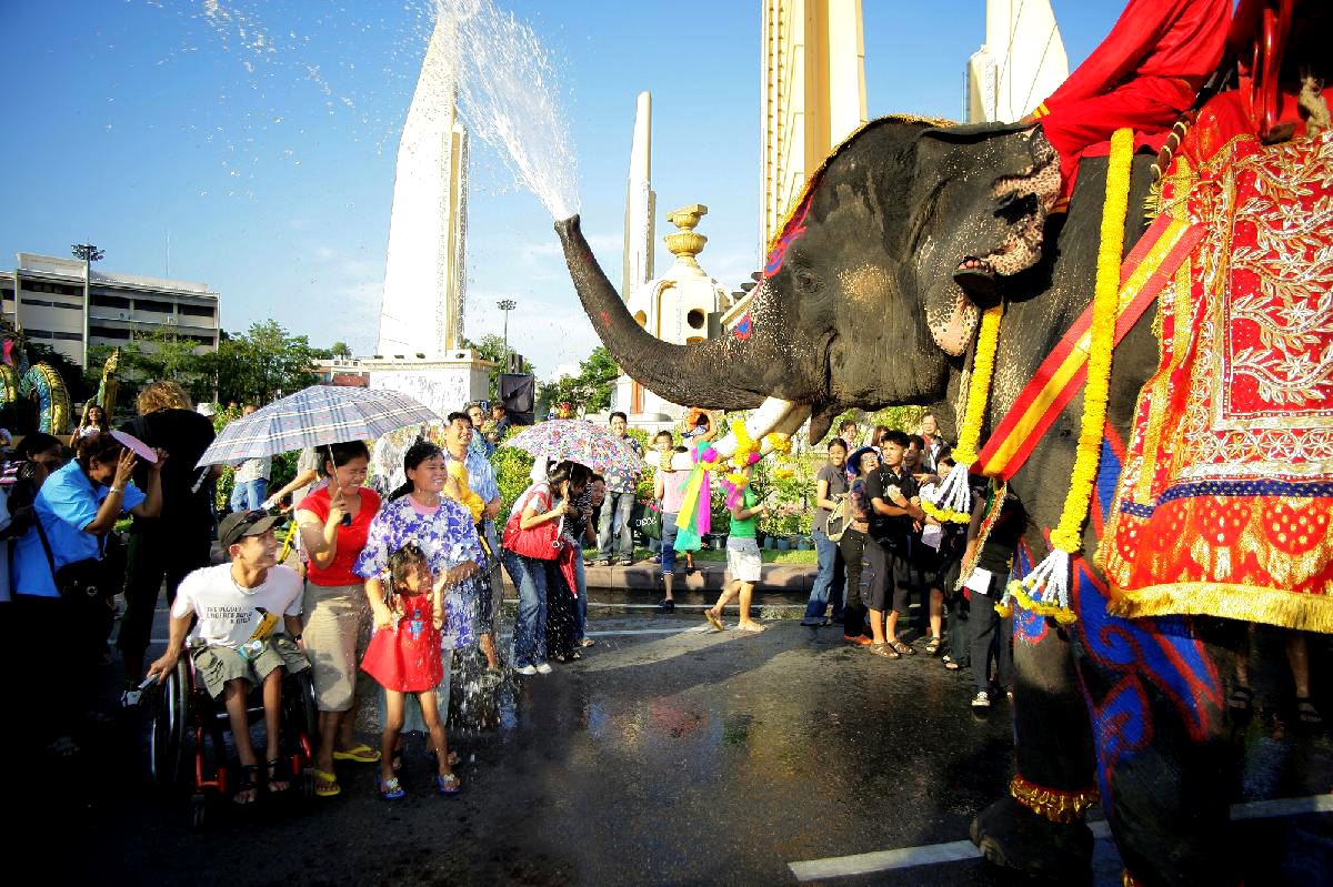 Songkran festival, Thailand.