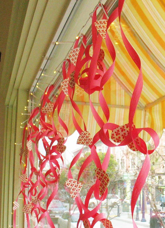 Craft a Bouncy, Curly Valentine Garland.