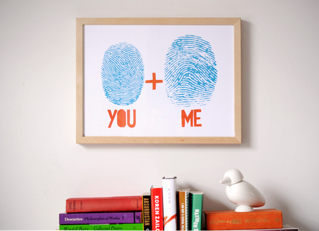 Custom Art from Your Own Fingerprints.