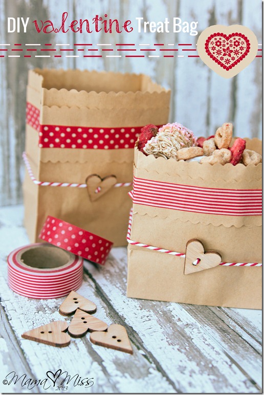 DIY Valentine Treat Bag.