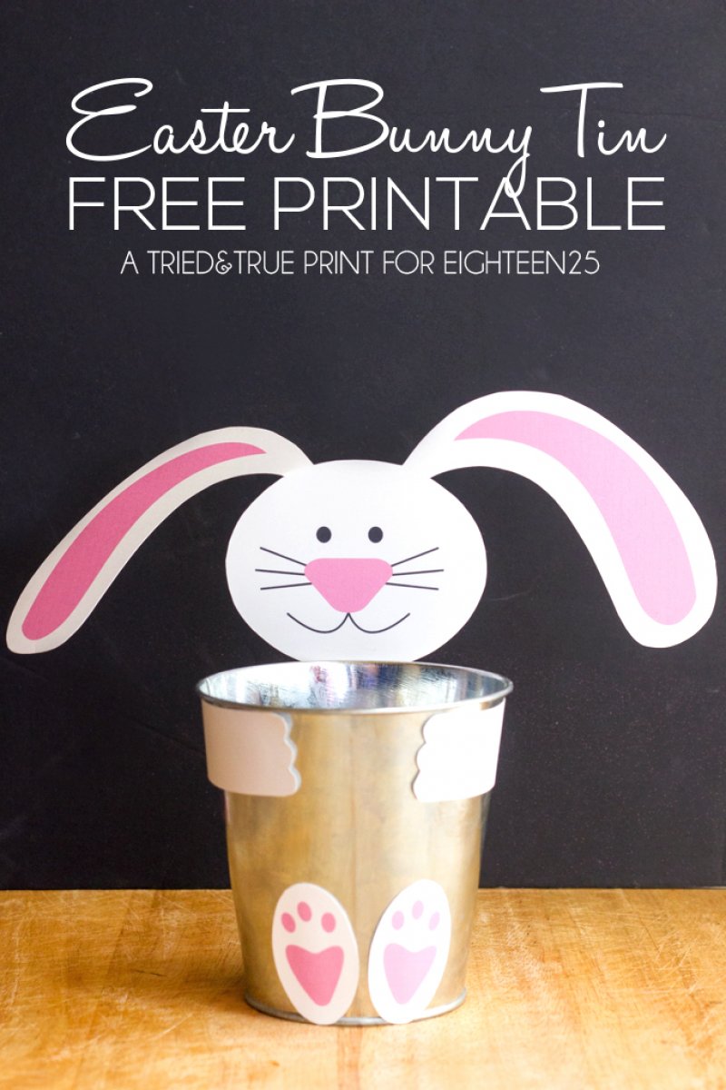 Easter Bunny Tin.