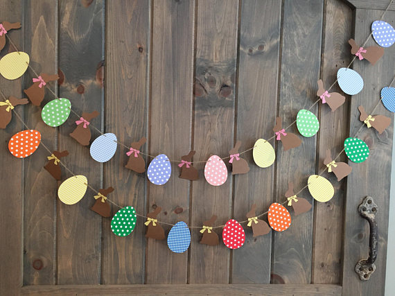 Easter egg garland.