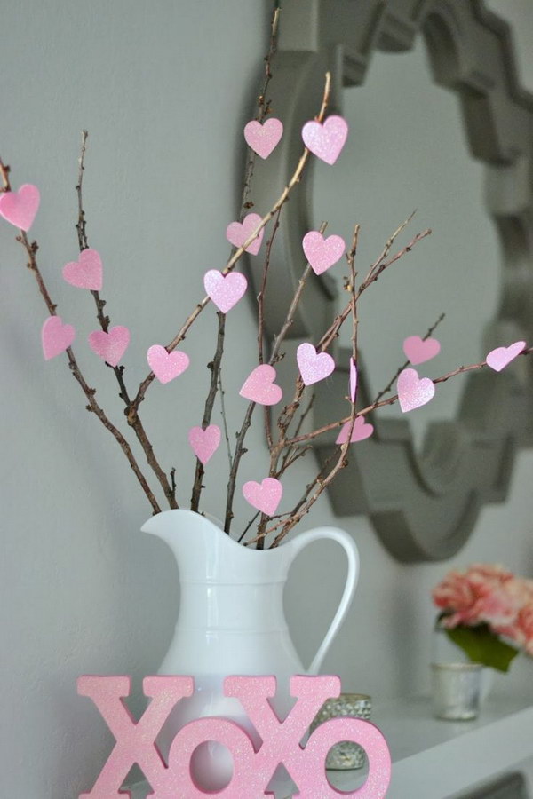 Easy DIY Heart Tree.