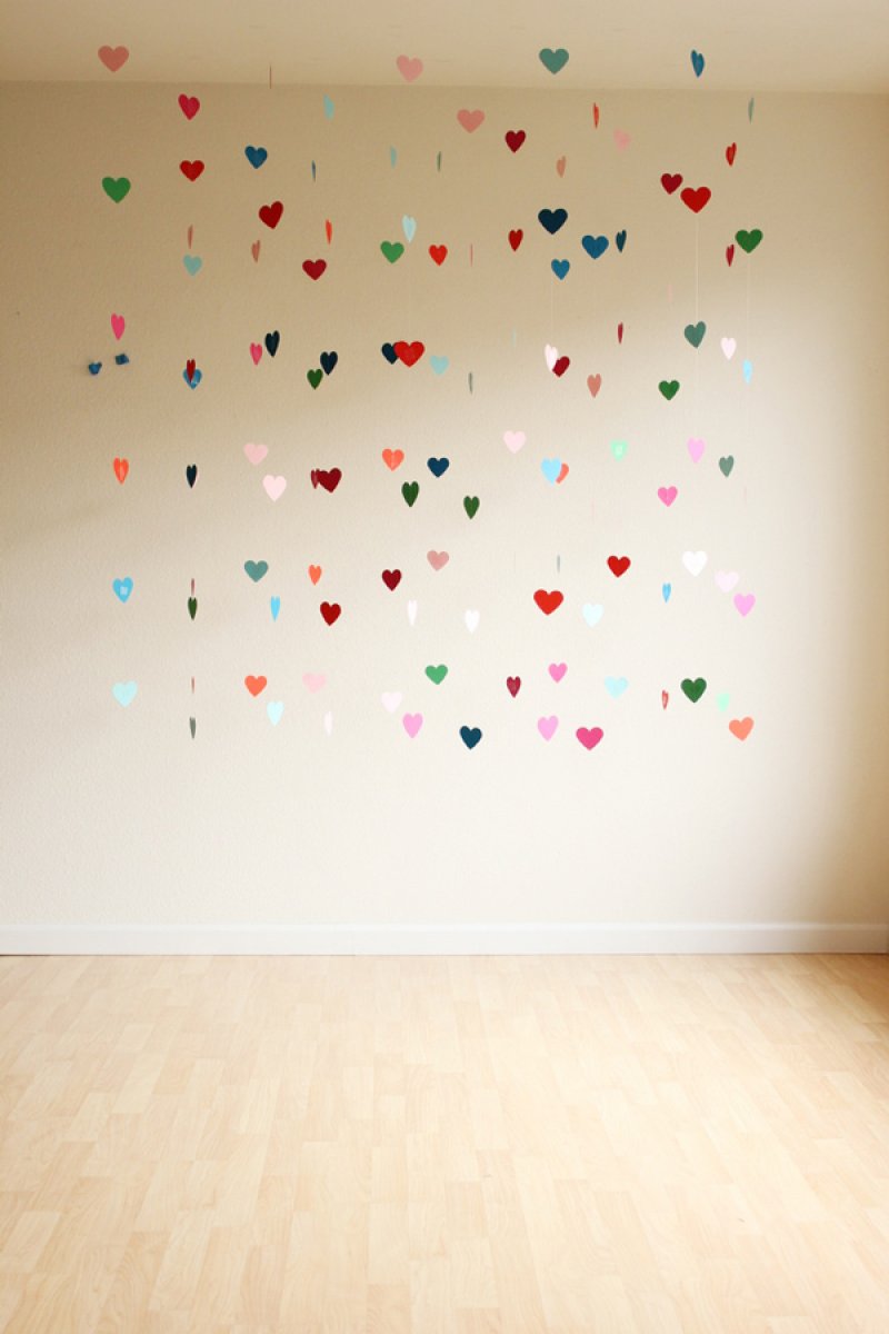 Floating Heart Backdrop.