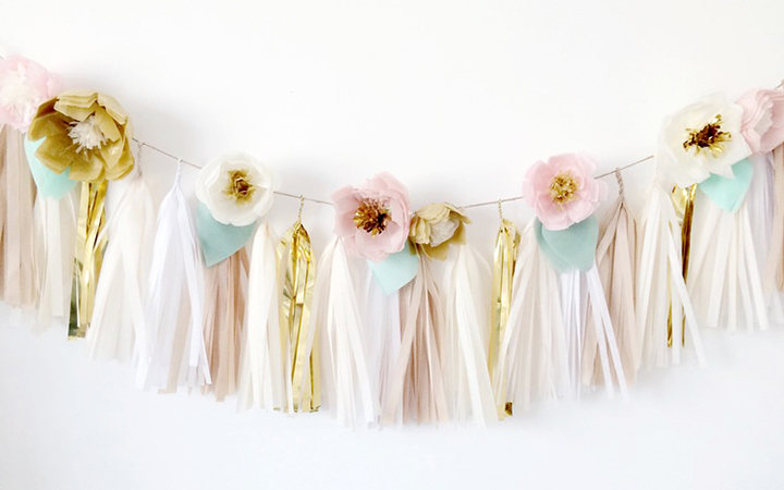 Floral Tassel Garland.