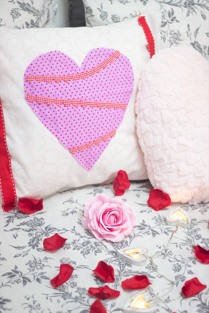 No-Sew Heart Pillow.