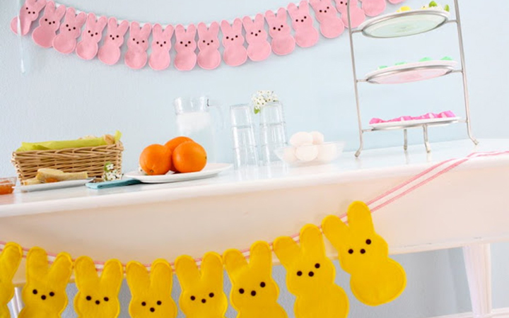 Peeps Bunny Bunting.