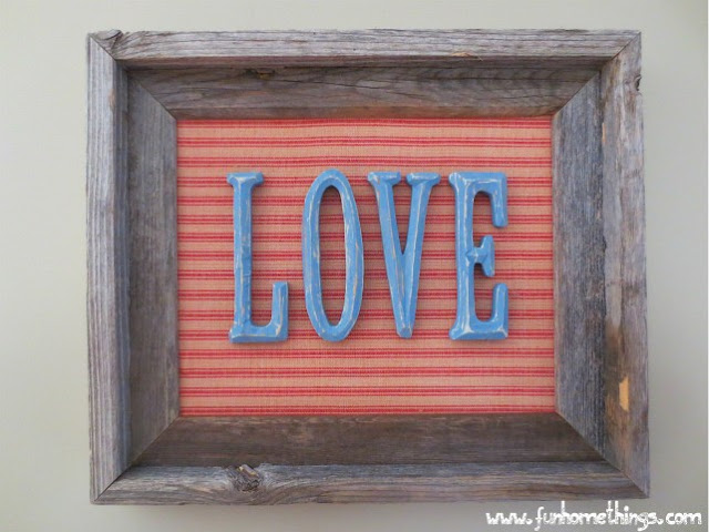 Rustic Love Sign.