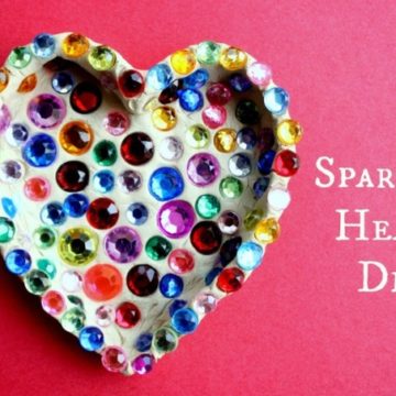 Sparkle Heart Dish.