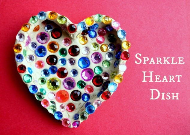 Sparkle Heart Dish.