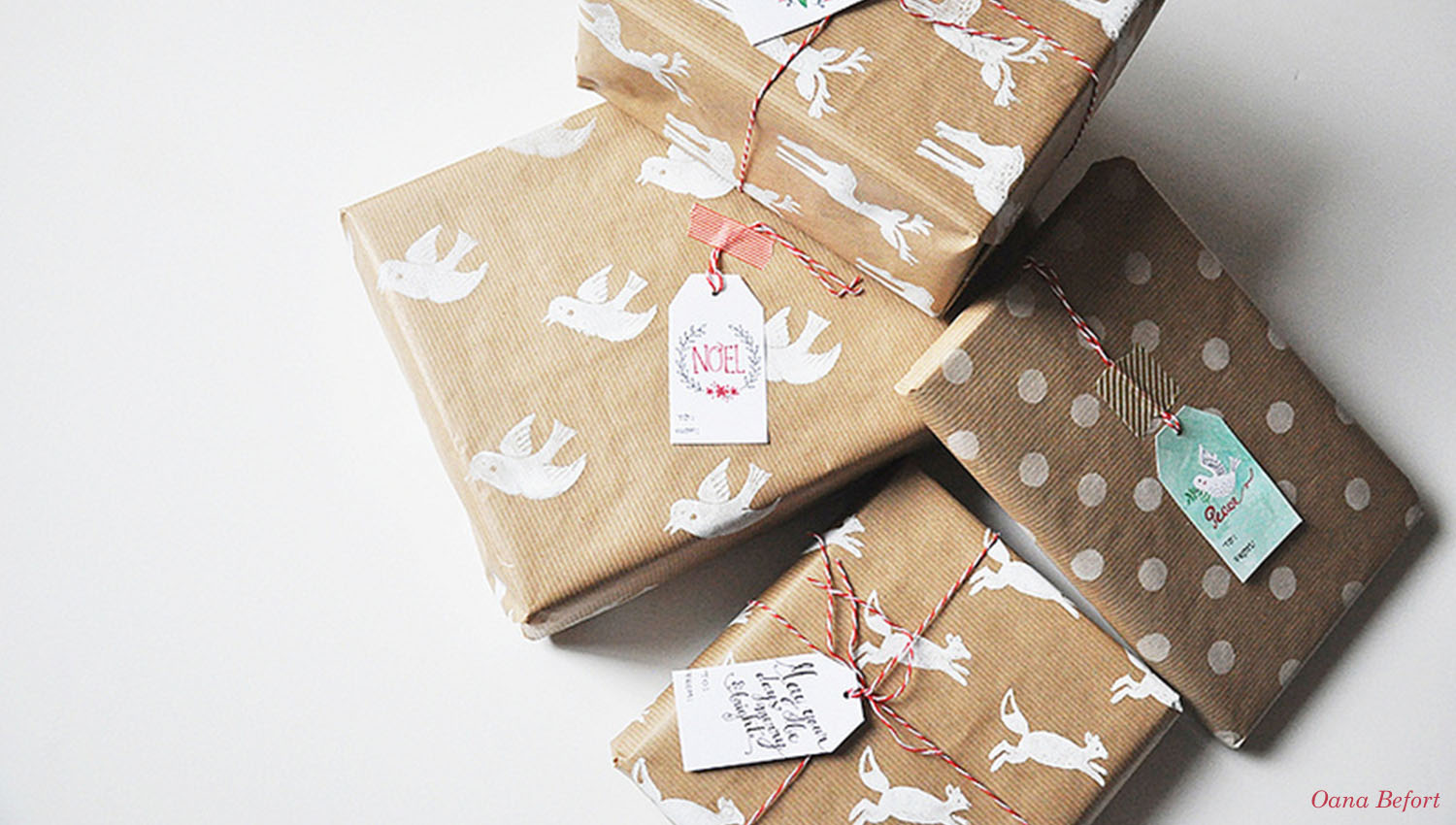 Stamp Gift Wrap.