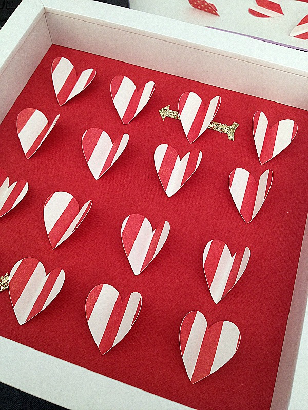 Valentine Heart and Arrow Specimen Art.