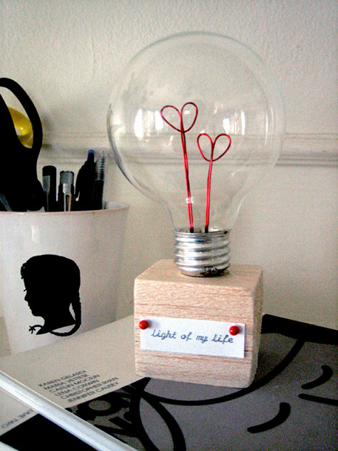 Valentine Light Bulb.