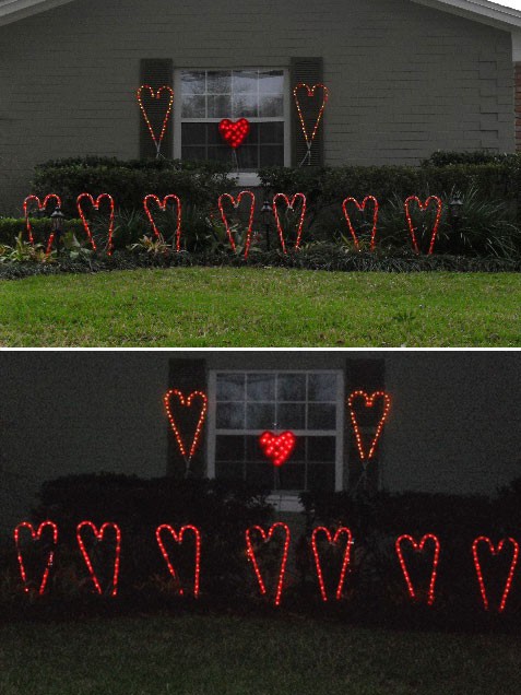 Valentine Yard Decor.